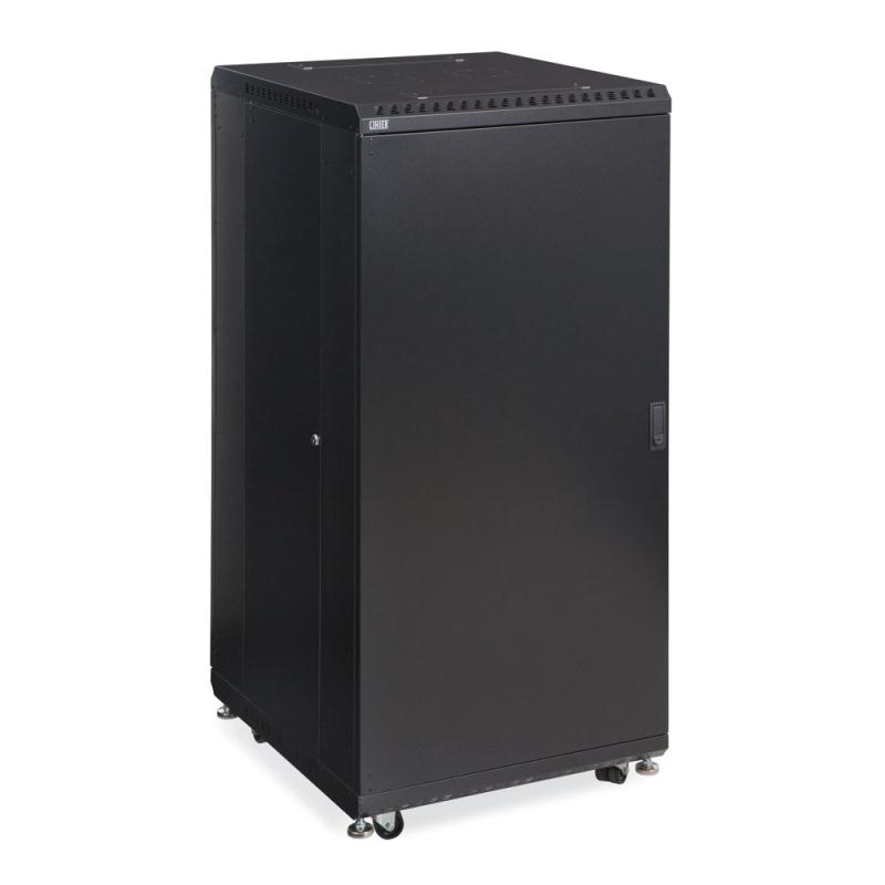 27U LINIER  Server Cabinet - Solid/Convex Doors - 24