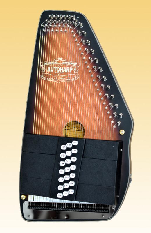 schmidt oscar autoharp electric chord tuner gig bag harp chords chromatic playing key