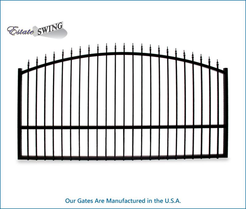 The Estate Swing 12 Foot Long, Single Driveway Gate