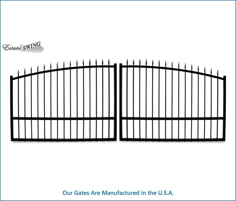 The Estate Swing 14 Foot Long, Dual Driveway Gate