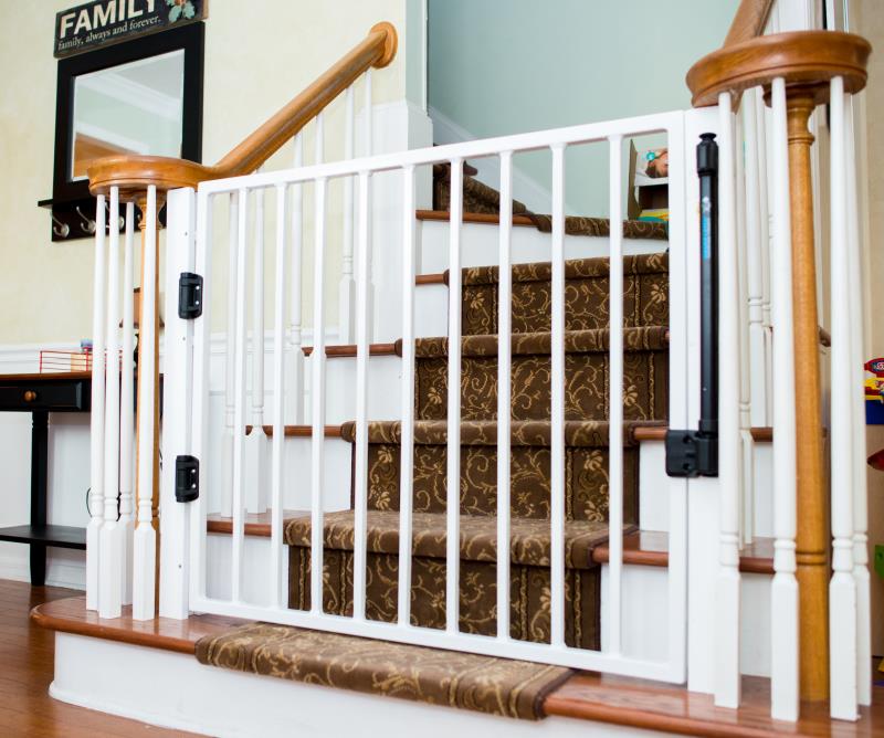 custom wood baby gates for stairs