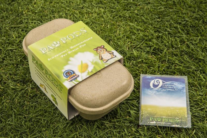 Small Pet Caskets Medium Paw Pod (Biodegradable) by Paw Pods Pet