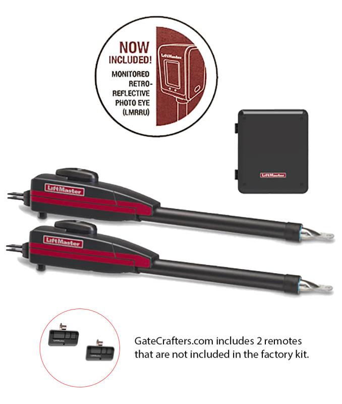 LiftMaster / Chamberlain LA400D Dual Swing Gate Opener w/ MyQ Technology