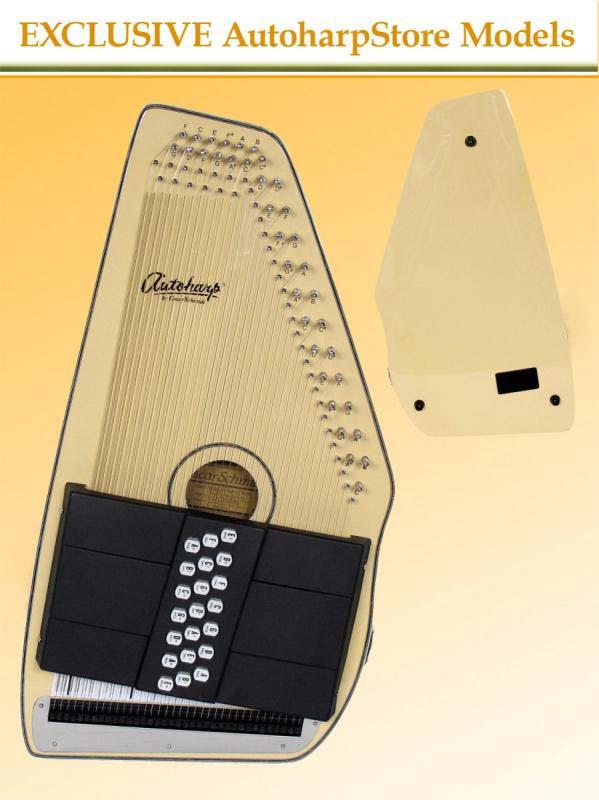 Oscar Schmidt OS11021FGIE Electric AutoHarp Gloss Rose AutoHarp