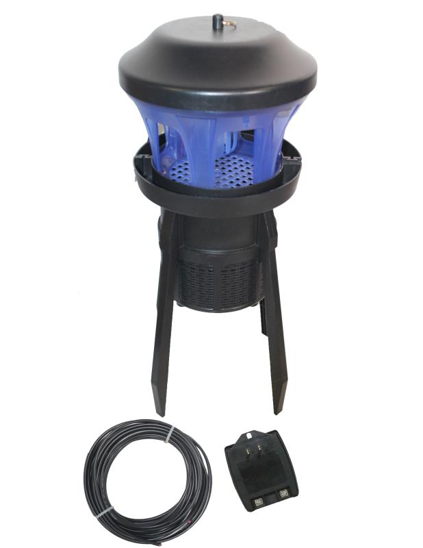 All Natural LED Outdoor CO2 Mosquito Control Trap Lights by Mosquito Warden - 3 traps for ¾ acres