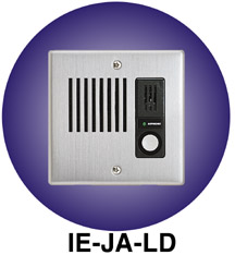 Aiphone Flush Mount Stainless Steel (2 gang) Door Station (IE-JA)