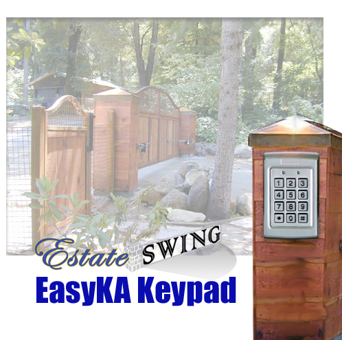 Estate Swing Stainless Steel Finish Surface Mount Keypad 