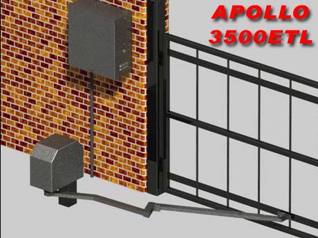 APOLLO 3500ETL Single Gate Opener w/ Free DIY Kit (3500ETL) 