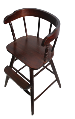 Details about / Tall Childs chair/'s with round back 13/" seat unfinished HAND MADE boys /& grils