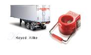 Eagle King Pin Lock - Heavy Duty Solid Steel-Bottom Master Lock 388 for Trailers, RVs, Boats & Campers (Keyed Alike)
