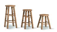 12' Round Top Stool