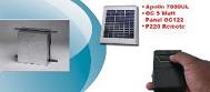 5 Watt Solar Package, Single Slide Gate Opener - Apollo 7000UL