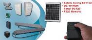 10 Watt Solar Package, Dual Swing Gate Opener