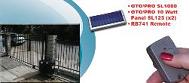 20 Watt Solar Package, Single Slide Gate Opener