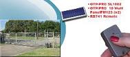 20 Watt Solar Package, Dual Slide Gate Opener