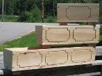 The Maine Bucket Company Etched Deck Rail Planters