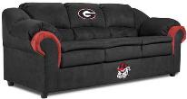 Georgia Bulldogs Pub Sofa