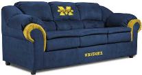 Michigan Wolverines Pub Sofa