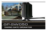 GTO/PRO GP-SW 050 Single Swing Gate Opener w/ FREE receiver & remotes (GP-SW050.)