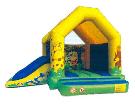 Jungle Friends Moon Bounce with Slide (CH-8069)