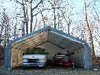 Two Car House Style 22x24x12 by Shelter King