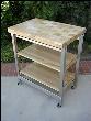 Natural SS/Wood The Deluxe Flip and Fold Island