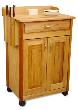 Deluxe Cuisine Cart with back Splash and Galley (Product ID = 61531)