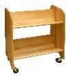 BookMaster Natural Birch - Tilted Shelves (Product ID = 3310)