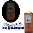 Estate Swing Stainless Steel Finish Surface Mount Backlit Exiting Keypad (EASYBKA)