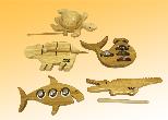 Zoo Rhythms Sea Creatures Wooden Instruments Set of Five