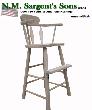 N.M. Sargent's Sons <b>Pair</b> of Captain's Maple Youth Chairs w/ arrows (451M-x2) - <b>Made in USA</b>