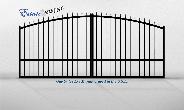 The Estate Swing 14 Foot Long, Dual Driveway Gate