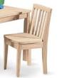 Pair - RTA Juvenile Chair Unfinished