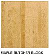 Maple Butcher Block Tabletop