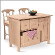 Whitewood Kitchen Center with Breakfast Bar (499B)