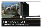 GTO/PRO GP-SW 050 Single Swing Gate Opener (GP-SW050)