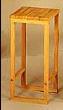 Donald Dean & Sons Oak Square Top Stool: 14