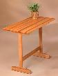 Donald Dean & Sons Oak Single Post Counter Bar: 60