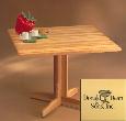 Donald Dean & Sons Maple Square Pedestal Table: 42