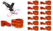 Eagle King Pin Locks - Heavy Duty Solid Steel Universal Keyed Alike Lock for Trailers, RVs, Boats & Campers (Kit of 12)