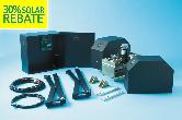 APOLLO 3600ETL Dual Swing Solar Gate Opener w/ Free DIY Kit 