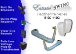 E-SC 1102 Estate Swing Dual Gate Opener  w/ Free Extra Remote (E-SC 1102)