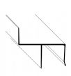 H Channel Header Hurricane Shutters Hardware with 2" build out