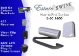 Gate Opener - Estate Swing E-SC 1600 Column Mounting Single Swing Gate Opener  w/ Free Extra Remote (E-SC 1600)