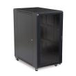 22U LINIER Server Cabinet - Glass/Solid Doors - 36