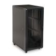 27U LINIER Server Cabinet - Glass/Vented Doors - 36