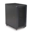 22U LINIER Server Cabinet - Convex/Glass Doors - 36