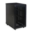 22U LINIER Server Cabinet - Vented/Vented Doors - 36