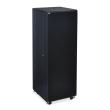 37U LINIER Server Cabinet - Solid/Solid Doors - 24