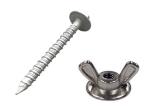 BOCA Hardware, Covered Channel - Hurricane Shutter Installation Hardware